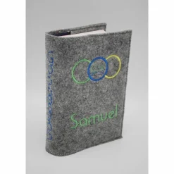 Ringe Gebetbuch Hülle Geschenk Kommunion Firmung Rosenkranz religiös personalisier