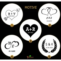 RINGETUI aus HOLZ für EHERINGE mit Gravur Hochzeit Ringkissen Alternative Personalisiert Ringschatulle Holzbox Ringkästc