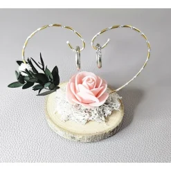 Ringhalter mit Trockenblumen Hochzeit Verlobung