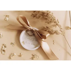 Ringkissen personalisiert | Ringschale | Ringbox | Gravierte Ringschale 