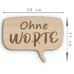 Robuste Photo Booth Fotobox Requisiten Schilder und Sprüche graviert auf Holz | Wedding Props Zubehör für Hochzeit - Set