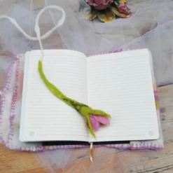 Romantische Buchhülle ink. Notizbuch Din A4