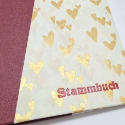 Romantisches Stammbuch mit Prägung Standardformat