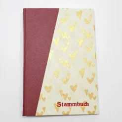 Romantisches Stammbuch mit Prägung Standardformat