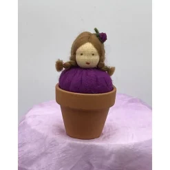 Rose lilat Mini - Blumenkind - Jahreszeitentisch - Sommer