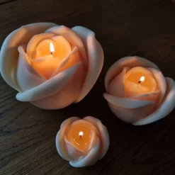 Rosen Kerzen I Blumen Kerze I Muttertag I Tischdekoration I Stumpenkerzen I Sojawachs I Trend I Hingucker I Home Decor