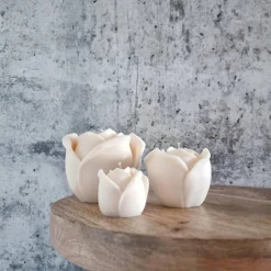 Rosen Kerzen I Blumen Kerze I Muttertag I Tischdekoration I Stumpenkerzen I Sojawachs I Trend I Hingucker I Home Decor