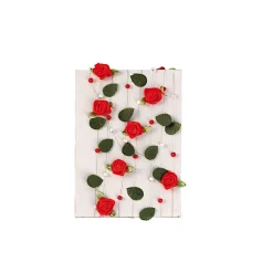 Rosengirlande rot 2 m