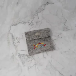 Rosenkranzdascherl Rosenkranztäschchen aus Wollfilz