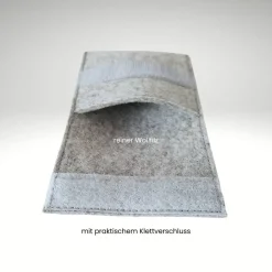 Rosenkranztäschchen ICHTYS Fisch Filz Rosenkranztasche Farbwahl