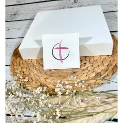 Rosenkranztäschchen Rosenkranz Kommunion Firmung aus Kunstleder - gern personalisiert