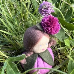 Rotklee/Wiesenklee Mini - Blumenkind - Jahreszeitentisch - Frühling