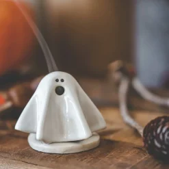 Räuchergespenst aus Keramik - Kleines Gespenst zum räuchern