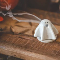 Räuchergespenst aus Keramik - Kleines Gespenst zum räuchern