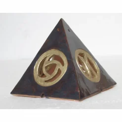 Räucherpyramide Pyramide Räuchermann Skulptur  Keramik