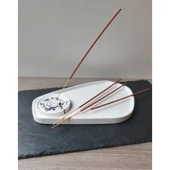 Räucherstäbchen-Set Profiplast 200 – Handgefertigtes Tablett & Halter, modernes Design, Möbel-Schutz