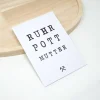 Ruhrpott Sprüche Karte A6 mit Umschlag | Minimalistische Pott Grußkarte Ruhrpott Mutter