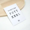 Ruhrpott Sprüche Karte A6 mit Umschlag | Minimalistische Pott Grußkarte Töfte Pott Kerl