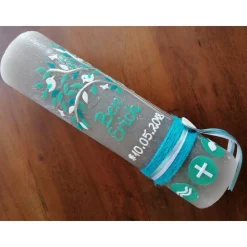 RUSTICA, VINTAGE-Look, SHABBY, Rustikal, Taufkerze, Lebensbaum, Baum, Mädchen, Junge, Kerze, Taufe, keine Folie, inkl Wa