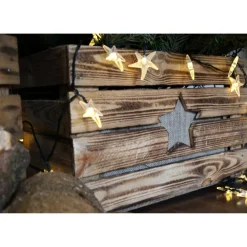 RUSTIKALE WEIHNACHTSBAUMSTÄNDER alte OBSTKISTE Christbaum Ständer aus Holz Weihnachtsdeko Vintage Holzkiste Baumhalter W