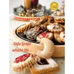 Sag es mit Herzen 350g (36Eur pro Kg) zu Valentinstag, Muttertag, Kekse und Plätzchen wie selbstgebacken von FeinLa