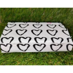 SALE -30% (Code: NEUEABENTEUER) |Kleine Mutmacher-Raupe aus bunten Perlen – mit Text & Schlaufe - Geschenk zum Aufmunter