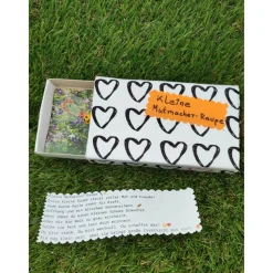 SALE -30% (Code: NEUEABENTEUER) |Kleine Mutmacher-Raupe aus bunten Perlen – mit Text & Schlaufe - Geschenk zum Aufmunter