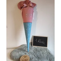 SALE Schultüte aus Stoff Sterne 70cm