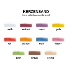 Sandzeremonie Glas mit Holzdeckel Hochzeitsbrauch Windlicht Design Farn