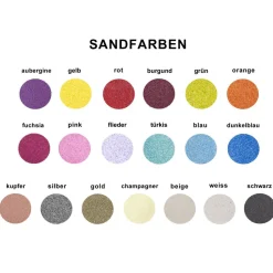 Sandzeremonie Glas mit Holzdeckel Hochzeitsbrauch Windlicht Design Farn