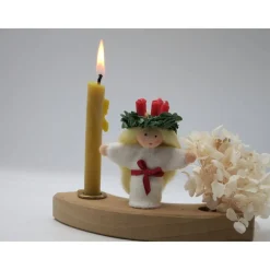 Santa Lucia - Stecker - Advent - Jahreszeitentisch - Geburtstagsring - Stecker - Weihnachten - Art. Nr. WI3