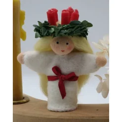 Santa Lucia - Stecker - Advent - Jahreszeitentisch - Geburtstagsring - Stecker - Weihnachten - Art. Nr. WI3