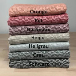 Saunatuch mit Namen aus Baumwolle, 100x180 bestickt Geschenk Geburtstag JGA Abitur Abschluss Geschenk Muttertagsgeschenk