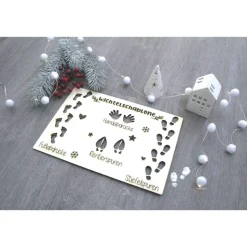 Schablone Wichtelspuren Wichteltür