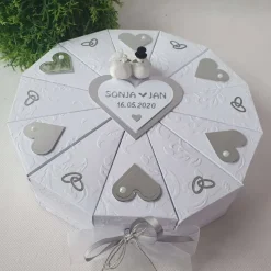 Schachteltorte Torte SILBERHOCHZEIT Geldgeschenk