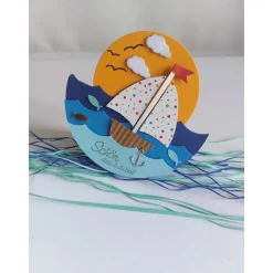 Schaukelkarte, Deko zur Konfirmation, Kommunion, Firmung, Taufe