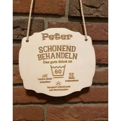 Schild zum Geburtstag