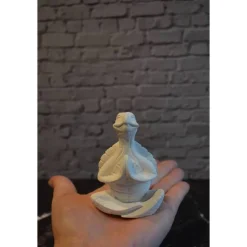 Schildkröte Yoga aus Gips