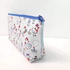 Schlampermäppchen "Lehrerin mit Herz", Federmäppchen, Stifte Mäppchen maritim