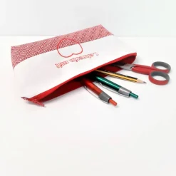 Schlampermäppchen "Lehrerin mit Herz", Federmäppchen, Stifte Mäppchen