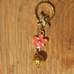 Schl.-Anhänger „Blume“ mit/ohne Namen personalisierbar