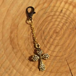 Schl.-Anhänger „Kreuz“ mit/ohne Namen personalisierbar