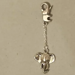 Schl.-Anhänger mit „Elefant“ mit/ohne Namen peronalisierbar