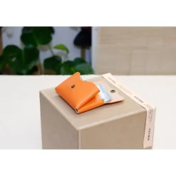 Schlanke Leder Geldbörse für Frauen und Männer 11x7x1,5cm. Kleiner Leder Geldbeutel für Ihn und Sie.