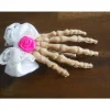 Schleife Rose  Skeletthand Haarklammer gothic