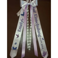 Schleife zum 1. Schultag/Einschulung Schultüte