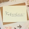 Schlichte Konfirmationskarte A6 – Minimalistische Glückwunschkarte mit Umschlag | Stilvolle Karte zur Konfirmation