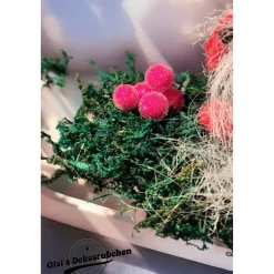 Schlitten Wichtel Advent Weihnachten Winter Holz rot Beeren