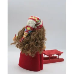 Schlittenmädchen - Blumenkind - Jahreszeitentisch - Waldorf Art - Art.Nr. WI16