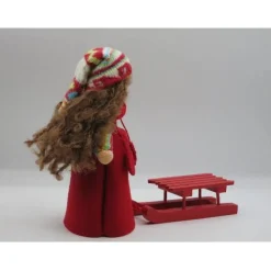 Schlittenmädchen - Blumenkind - Jahreszeitentisch - Waldorf Art - Art.Nr. WI16